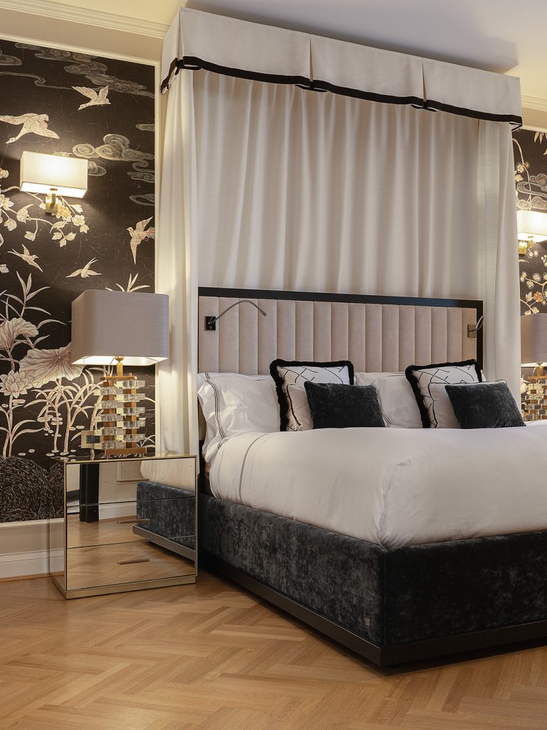 Realizzazioni Grand Hotel Principe di Piemonte Tosconova suite camera da letto