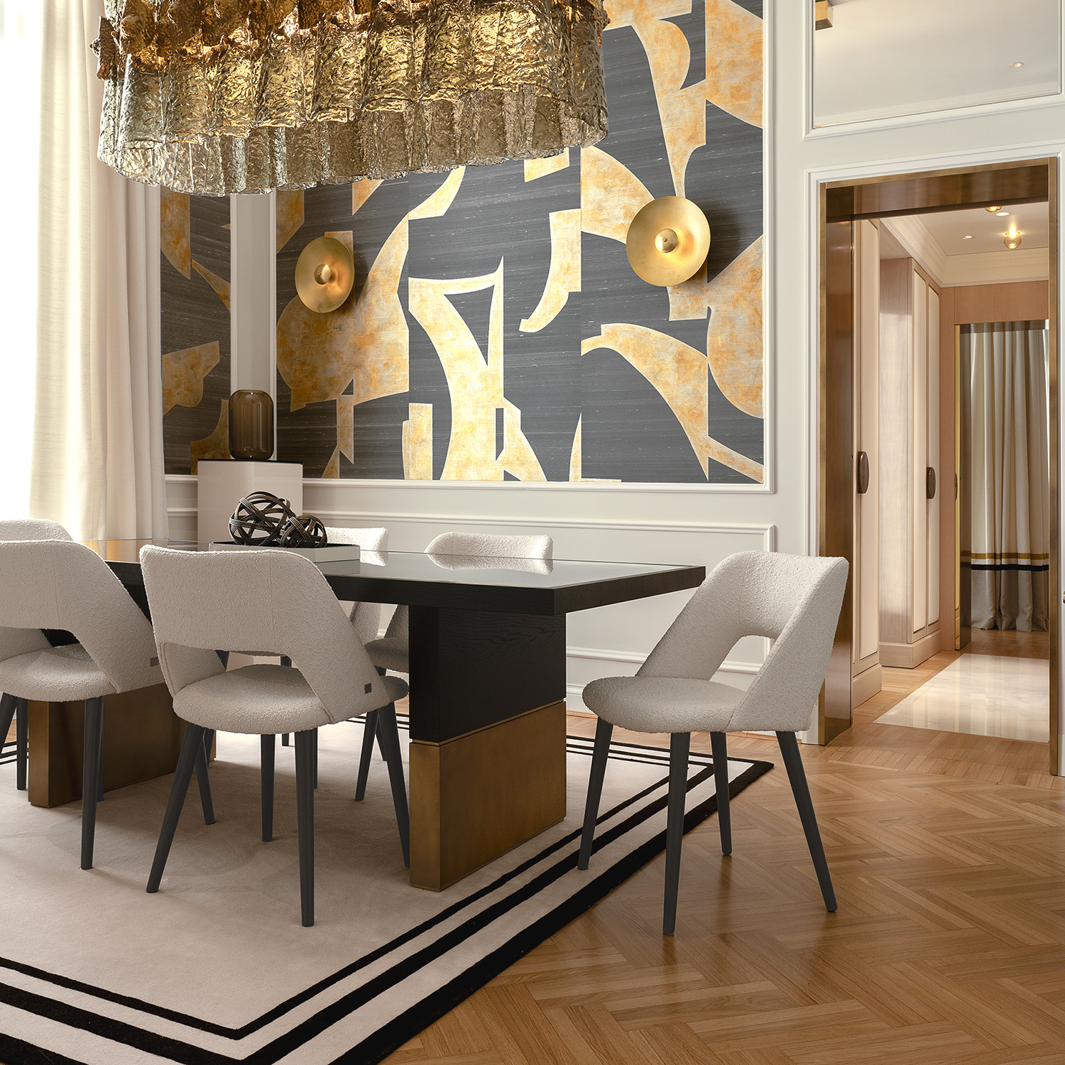 Realizzazioni Grand Hotel Principe di Piemonte Tosconova suite tavolo