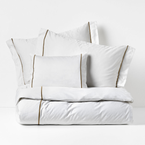 Biancheria letto modello Cannes marrone copertina