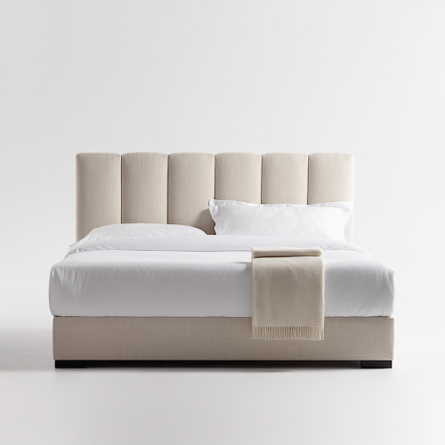 Letto imbottito Milano Contract frontale