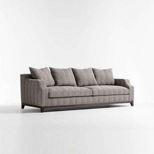 Divano letto Moritz reverse chiuso in rivestimento Wales foto tre quarti