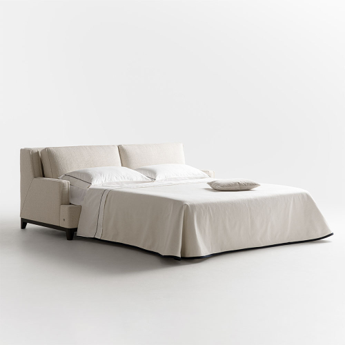 Divano letto Ritz aperto in rivestimento Maya L26