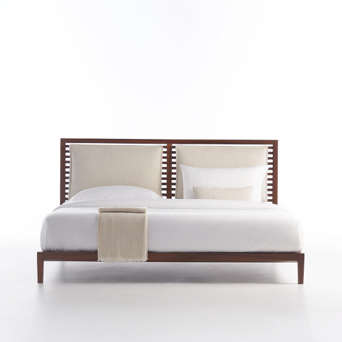 Letto Teulada in legno massello foto frontale