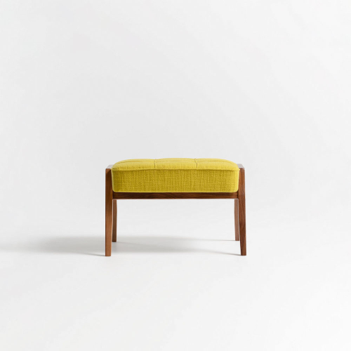 Pouf Victoria in rivestimento Dedar a perfect flower foto frontale