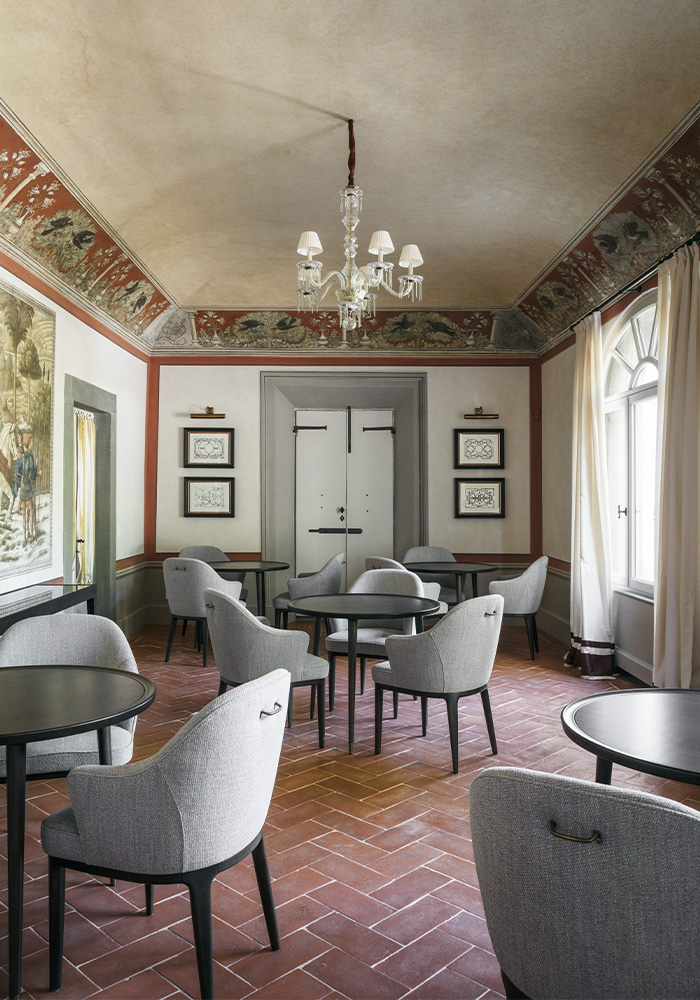 Progetto di arredamento 
Villa Bibbiani zona dining