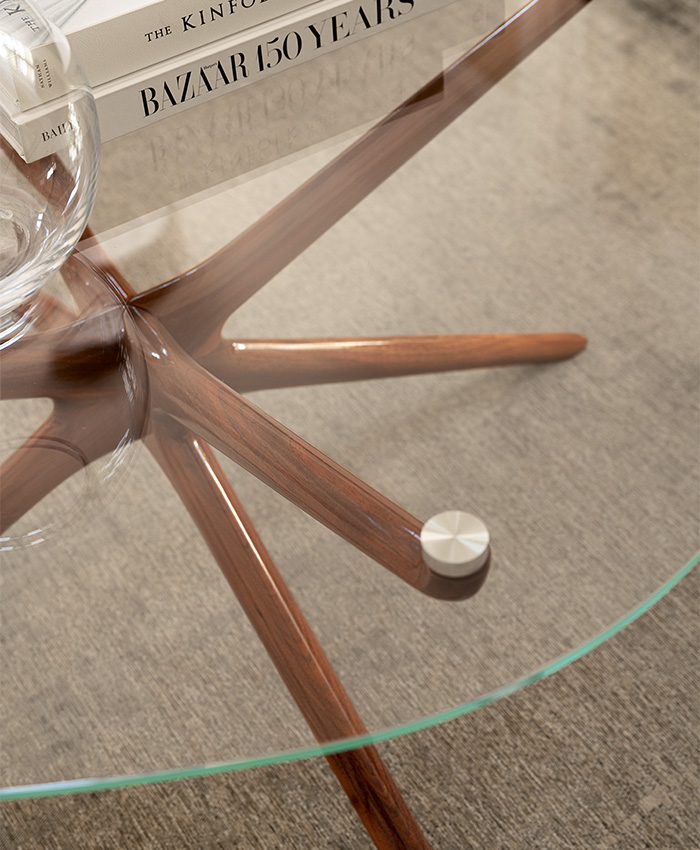 Furniture residential project for residences in Bologna living Tazio small table