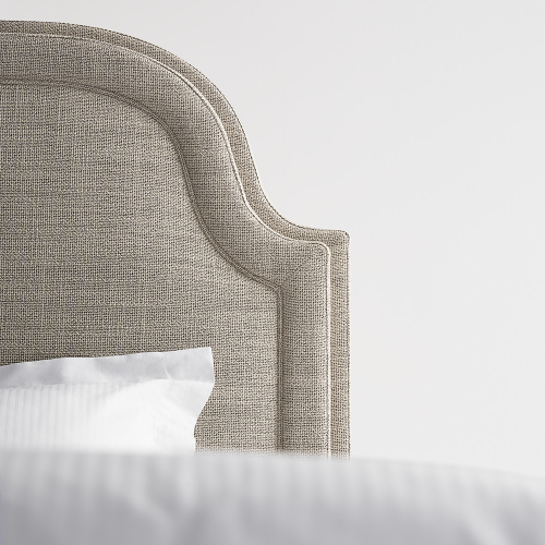 Letto twin Grace imbottito dettaglio testata 1