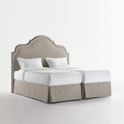 Letto twin Grace imbottito foto tre quarti