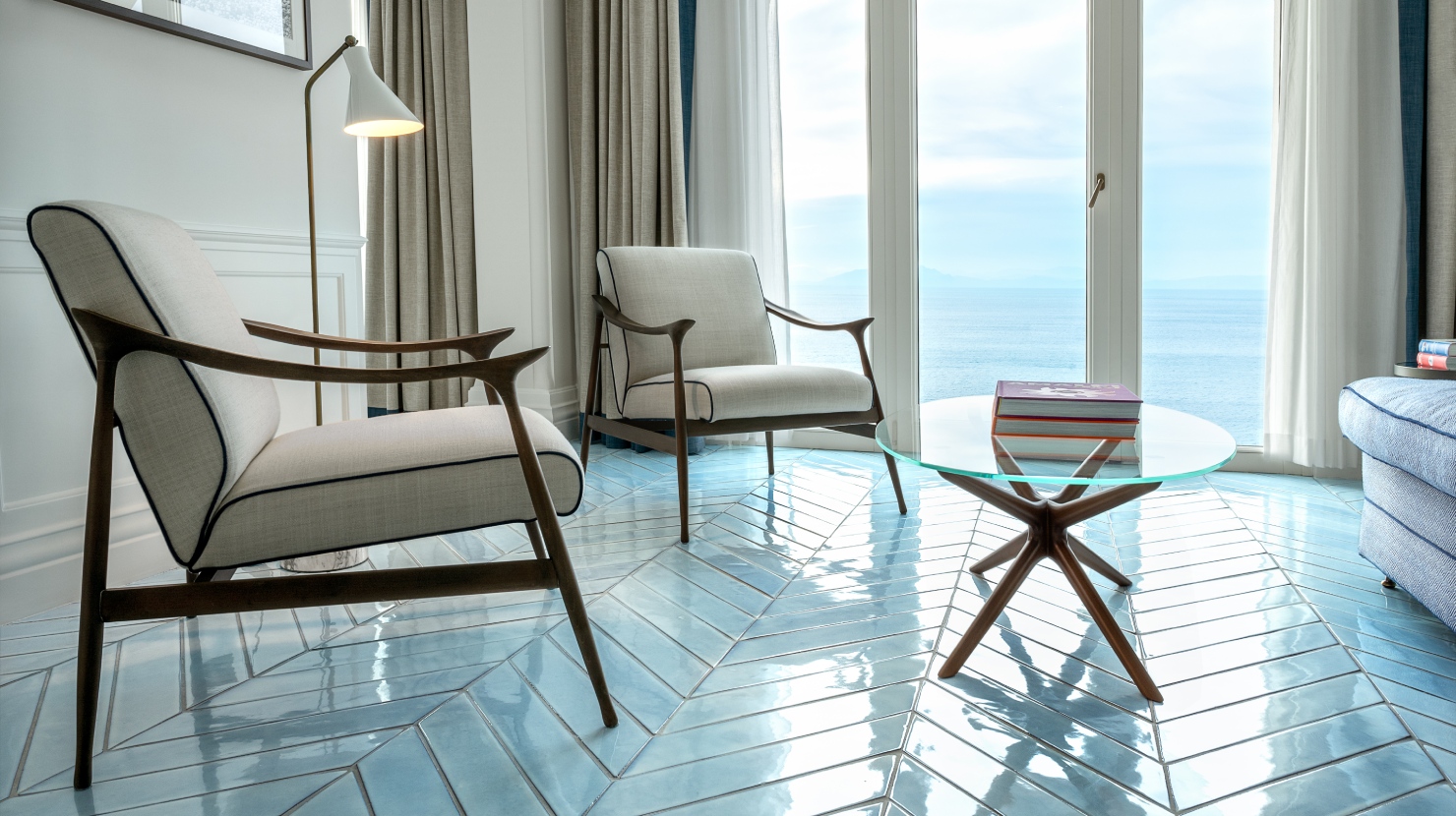 Coastal hotel furniture case study at Borgo Santandrea