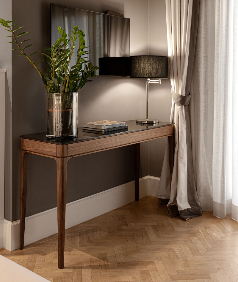 hotel contemporary furniture case study at Tornabuoni Suites Collection