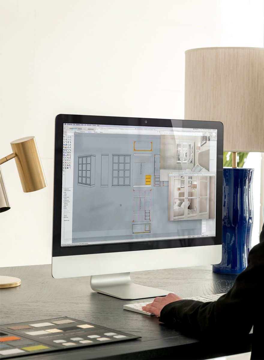 Sviluppo di progetti di arredo contract progettazione al computer