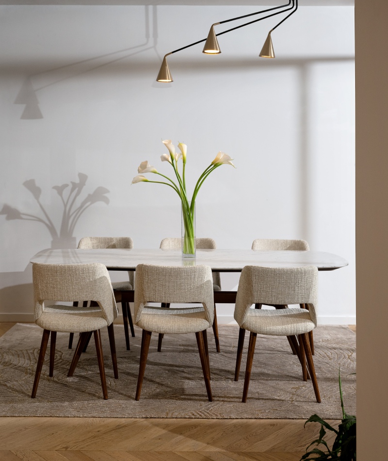 Zoe table Milan showroom il salotto ritrovato