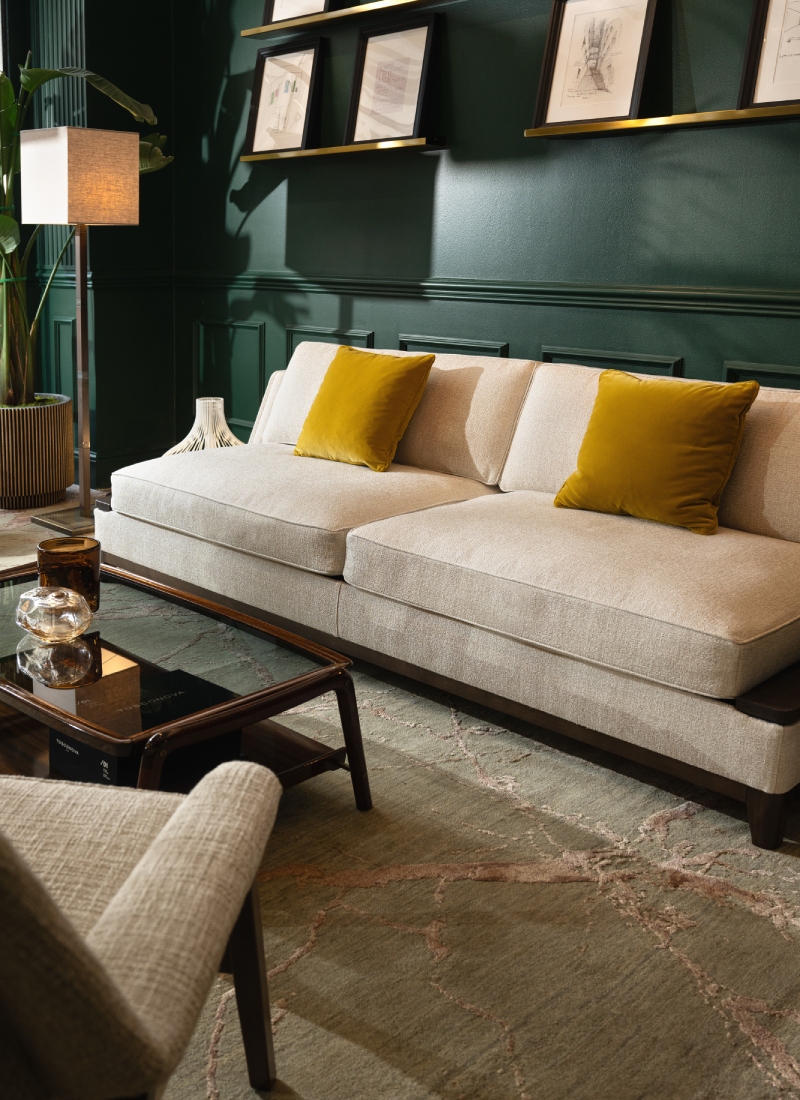 Duetto Reverse sofa bed in showroom