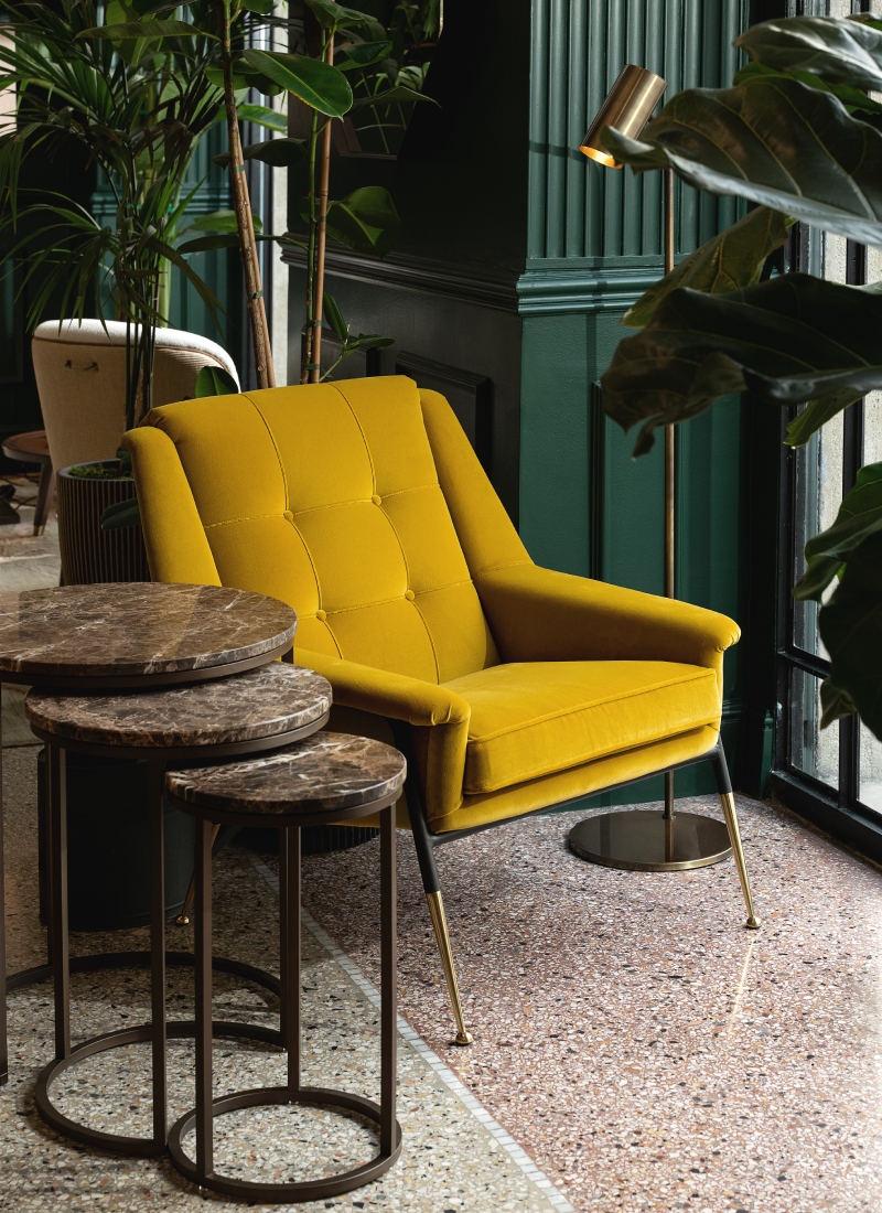 Witton armchair velvet